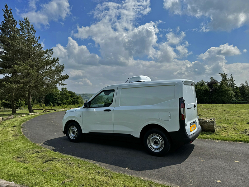 Ford Courier Fridge Van Side View